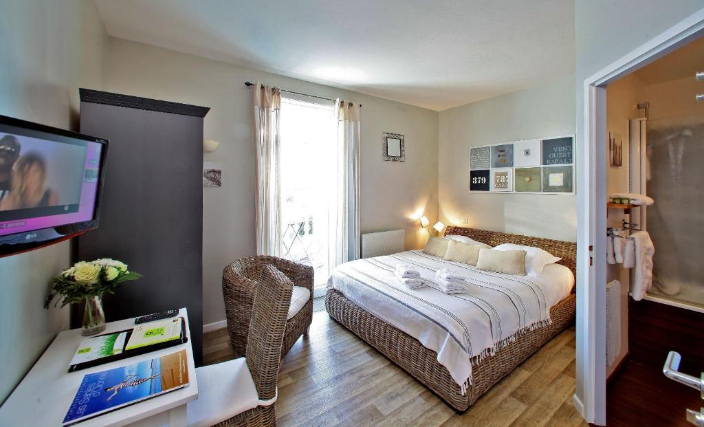 Logis Hotel La Chaize Нуармутье Номер фото